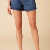 AGOLDE Parker Long Denim Short