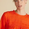 Aida Long Sleeve Organic Cotton Blouse