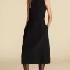 Alexandrine Embroidered Crepe Sleeveless Dress