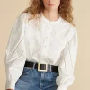 Angelique Puff Sleeve Poplin Blouse