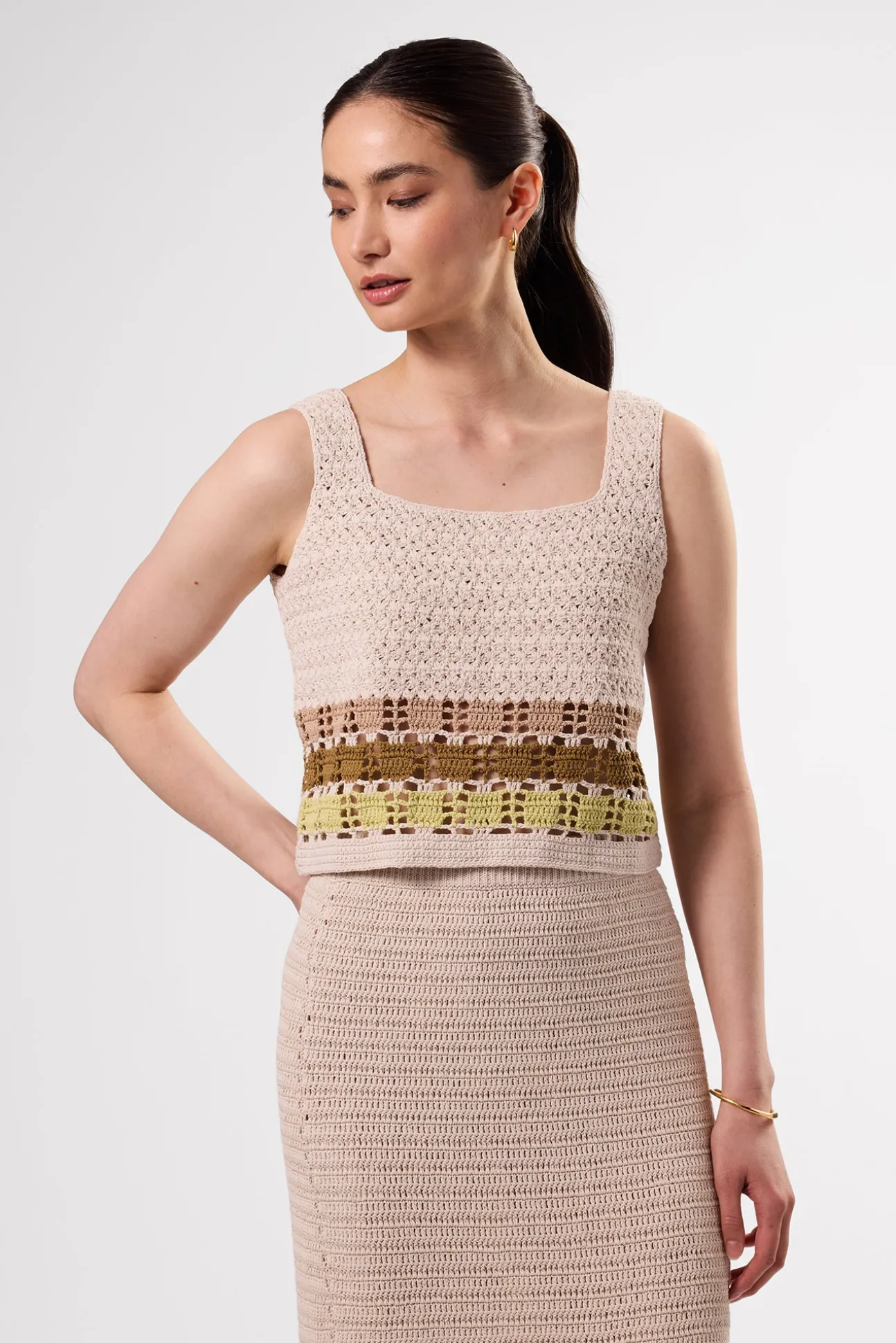 Antibes Crochet Tank