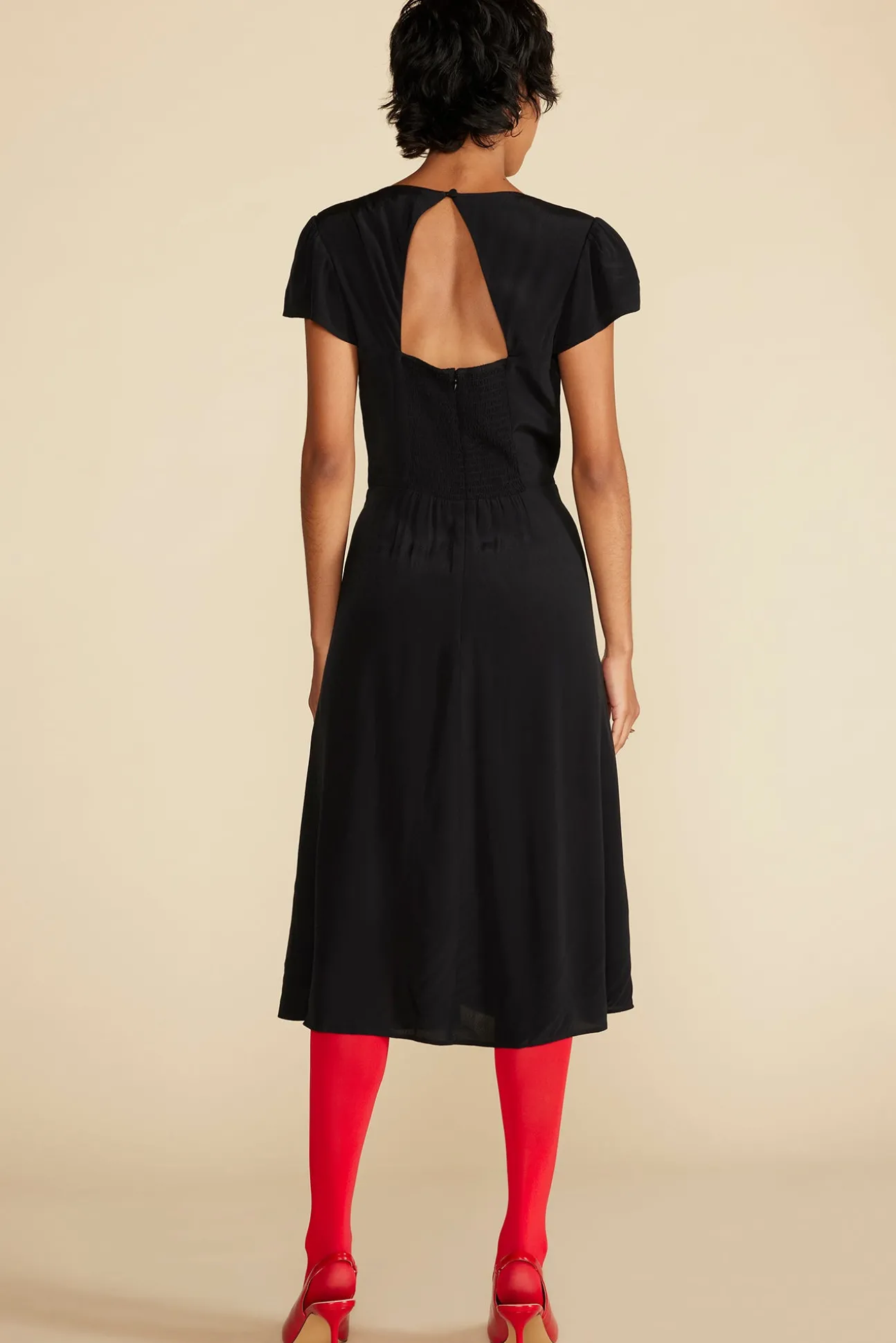 Beryl Crepe Midi Dress
