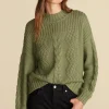 Cameryn Cable Knit Wool Sweater