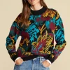 Cecile Cotton Jacquard Sweater