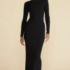 Chantae Ribbed Boatneck Dress
