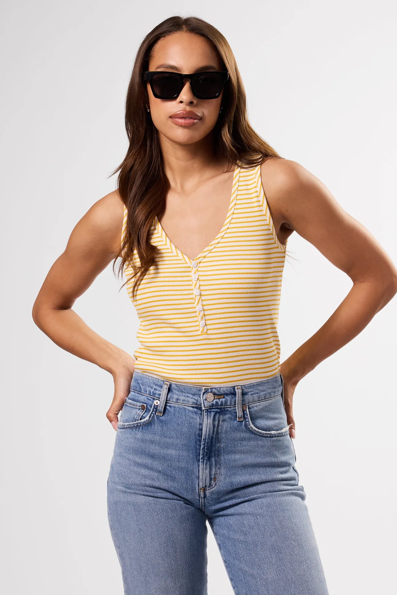 Deacon Organic Cotton Modal Rib Tank