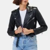 Deadwood Joan Leather Biker Jacket