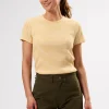 Eleanor Organic Cotton Modal Rib Tee