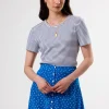 Eleanor Organic Cotton Modal Rib Tee