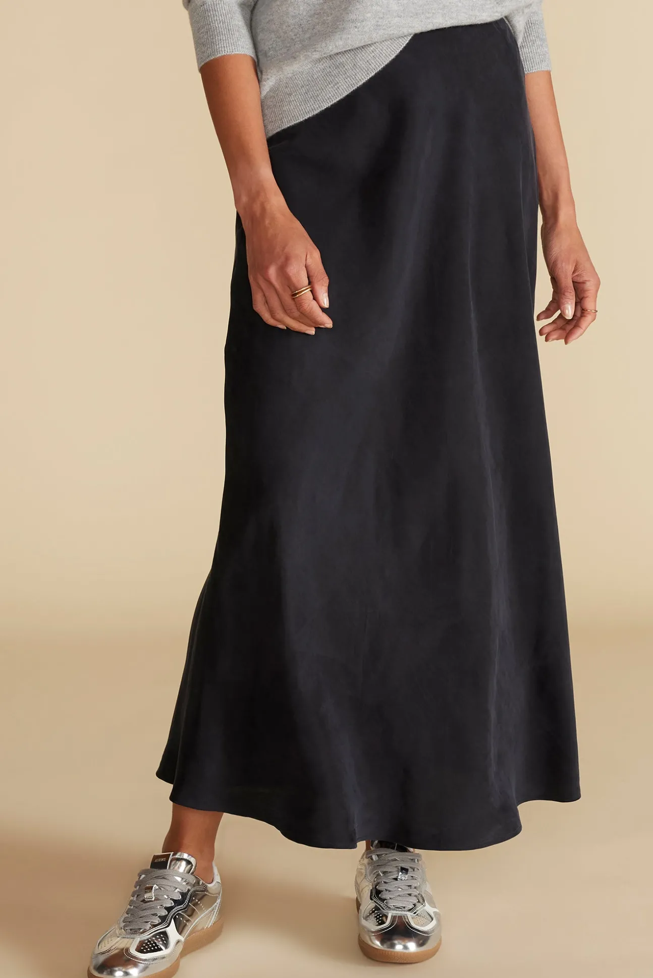 Eve Cupro Slip Skirt