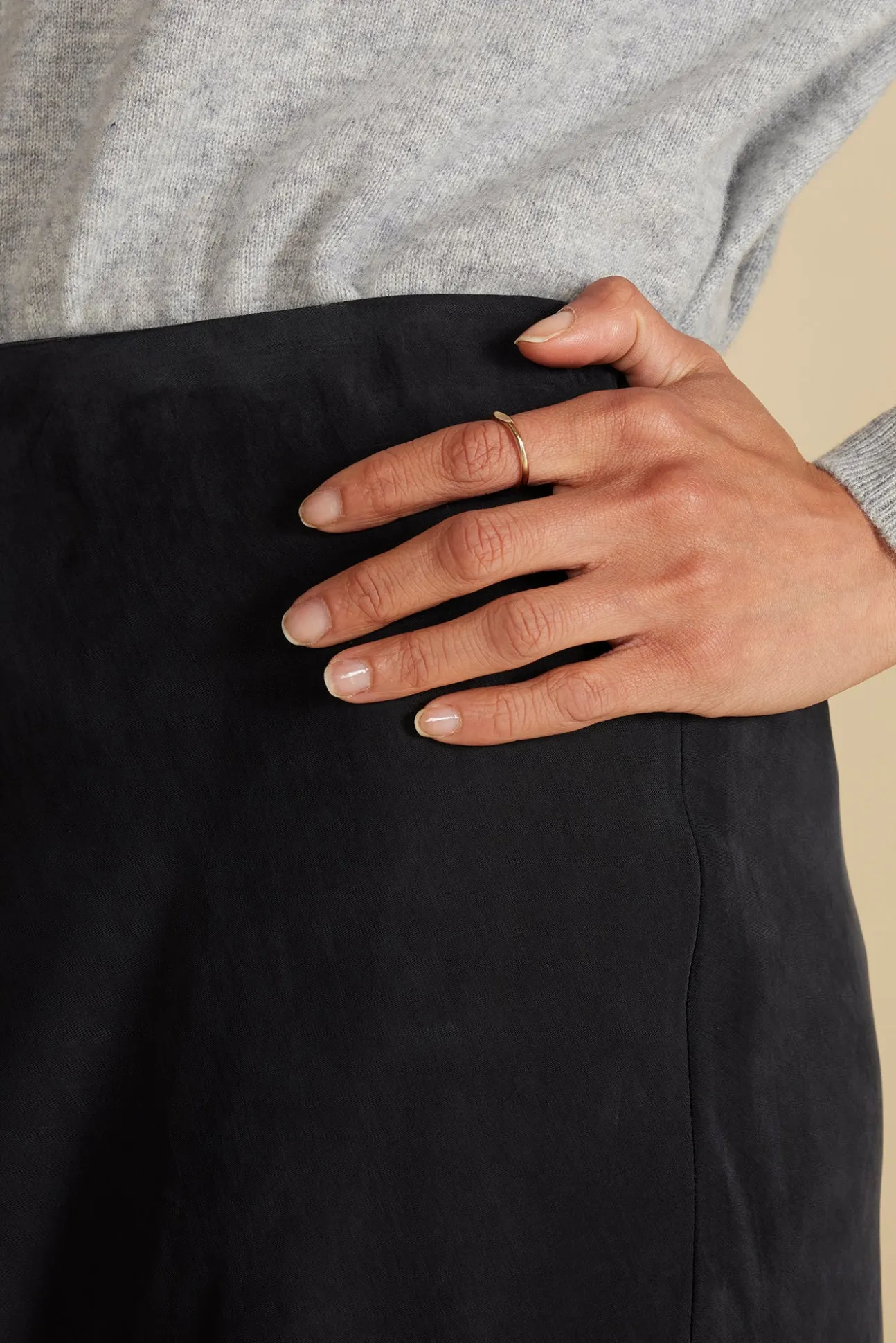 Eve Cupro Slip Skirt
