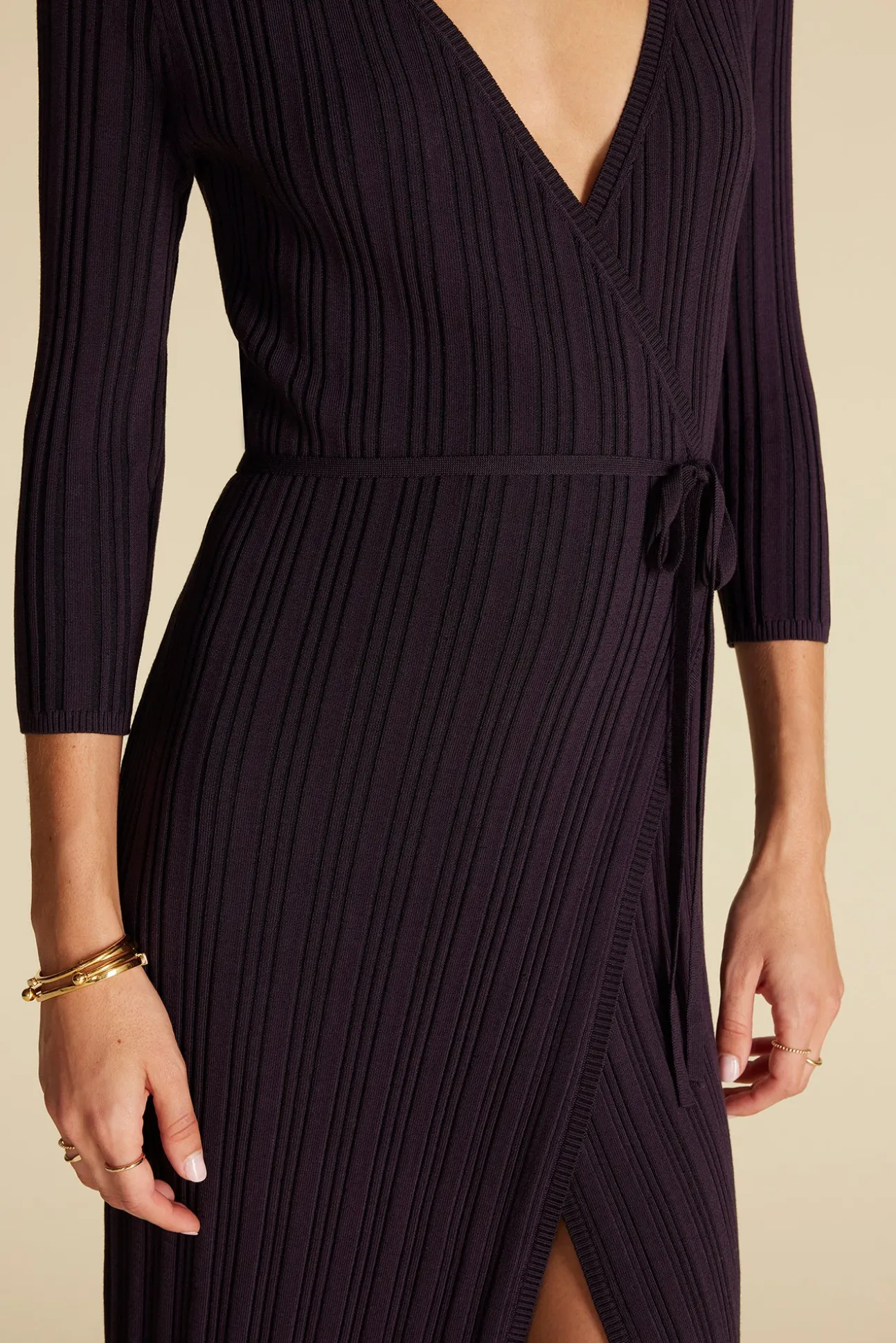 Ila Knit Wrap Dress