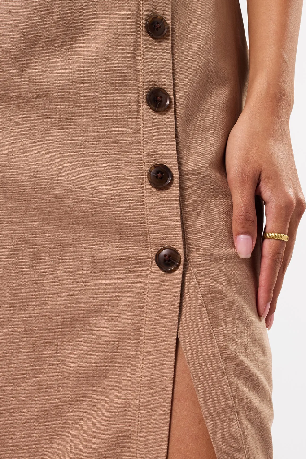 Lila Cotton Linen Dress