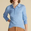 Lorraine Merino Wool Henley Sweater