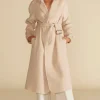Lya Felted Wool Coat