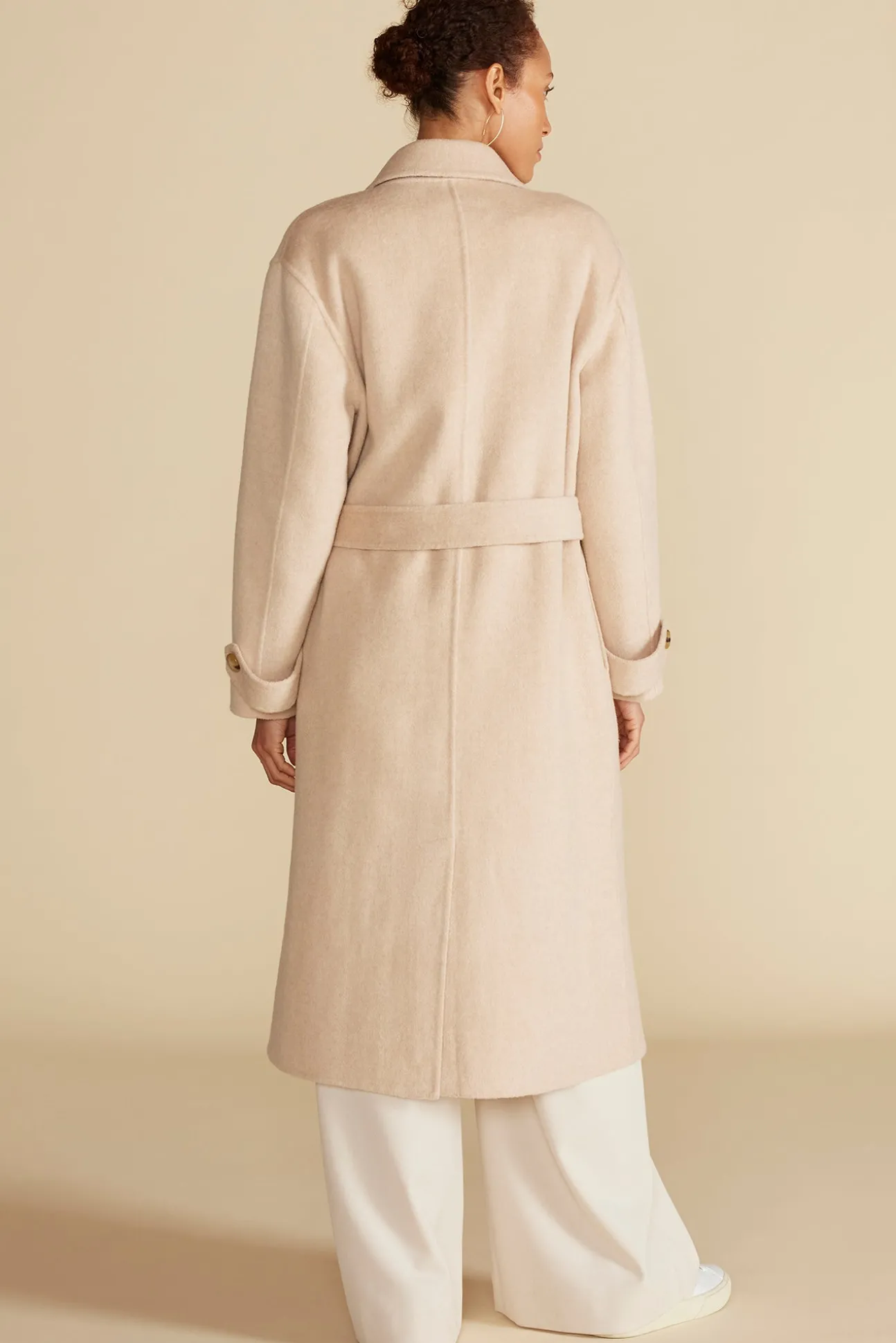 Lya Felted Wool Coat