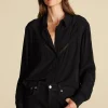 Melisande Embroidered Crepe Blouse