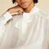 Milla Washable Silk Bow Blouse