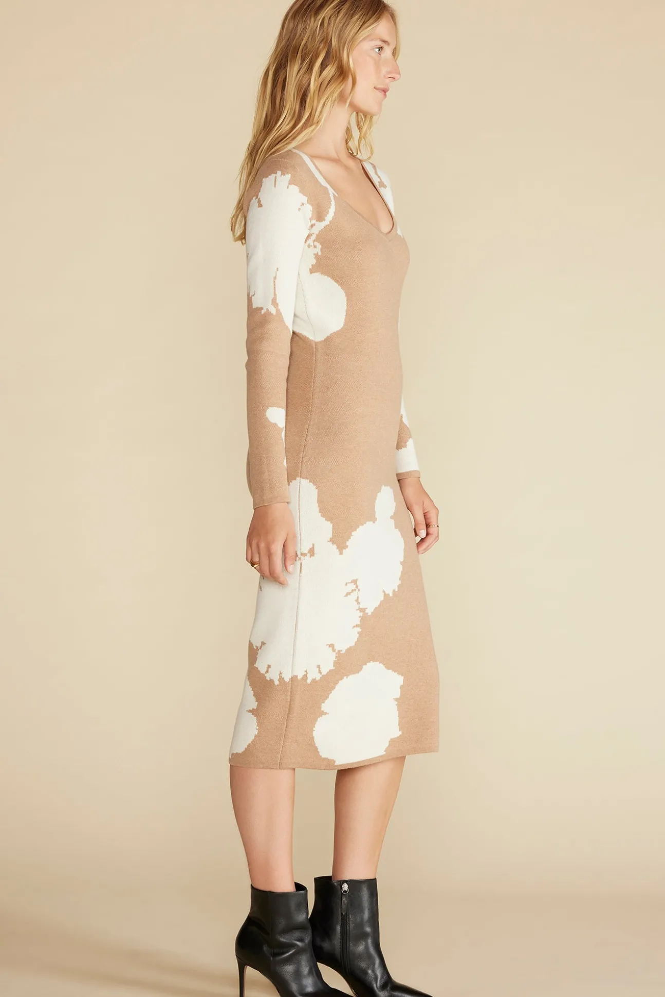 Orane Wool Jacquard Sweater Dress