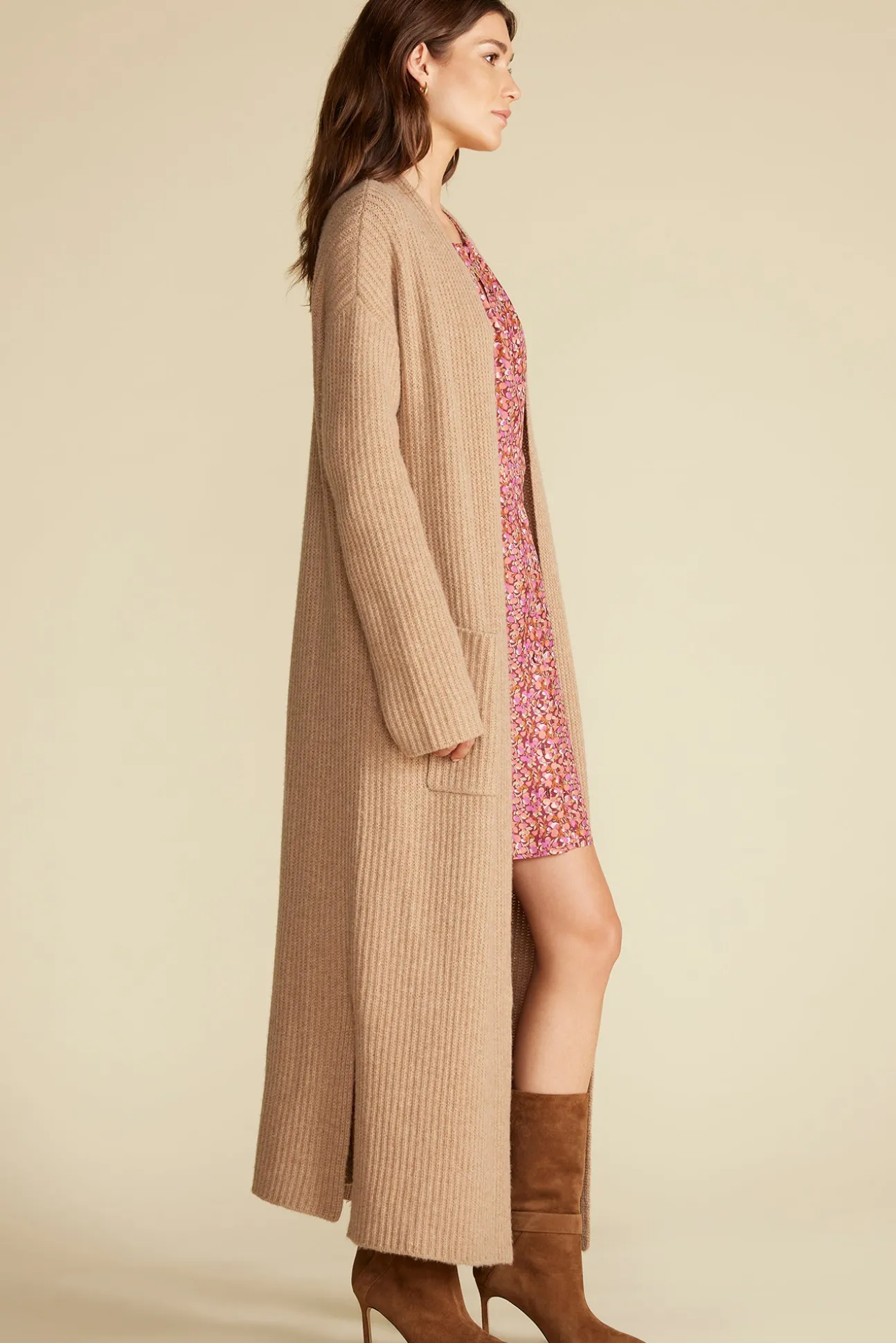 Pauline Wool Cashmere Sweater Coat
