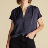 Renata Stretch Silk Blouse