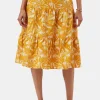 Silas Cotton Linen Skirt