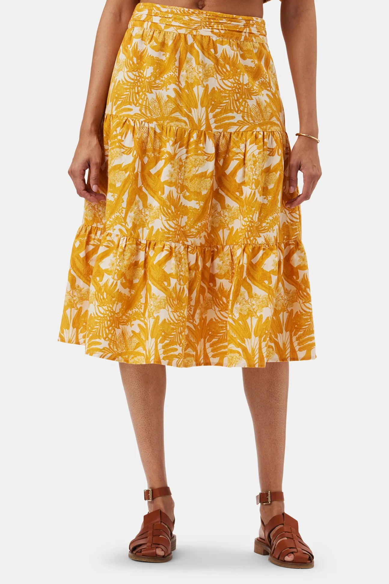 Silas Cotton Linen Skirt
