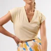 V Neck Solid Tee