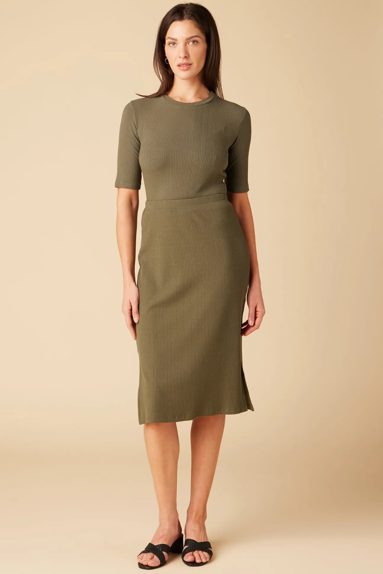 Vindy Paris Rib Skirt