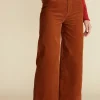 Wide Leg Utility Corduroy Pant