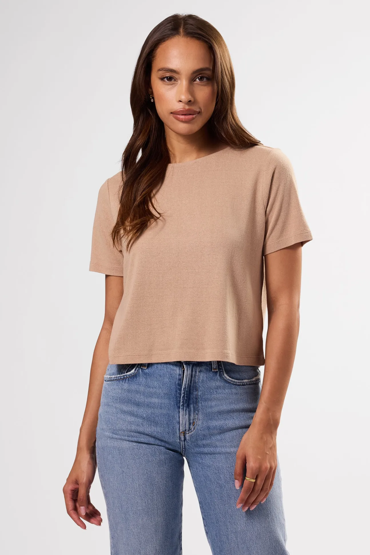 Yvette Silk Knit Tee