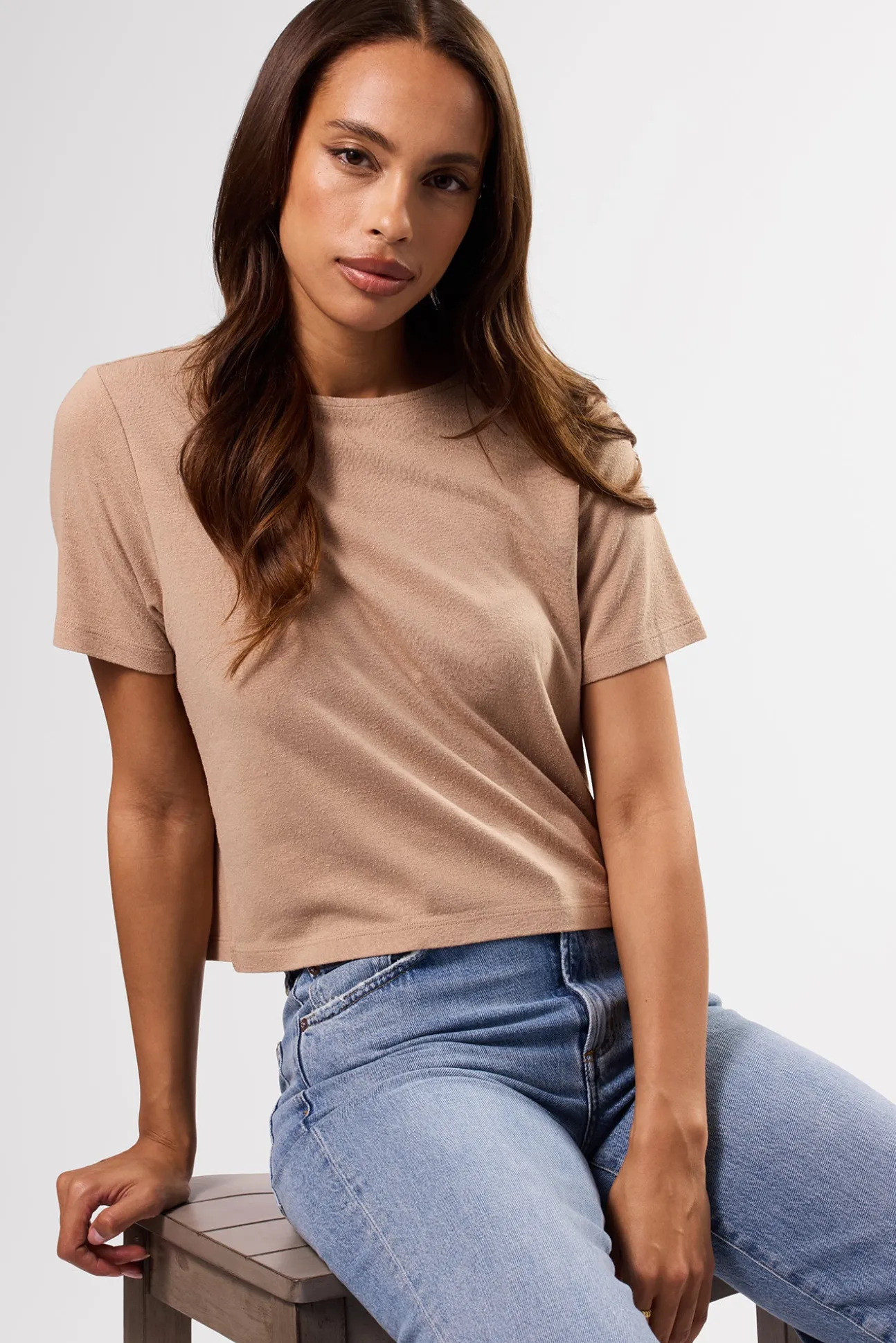 Yvette Silk Knit Tee